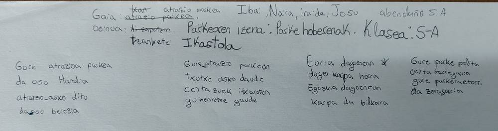 Gure bertso baten argazkia