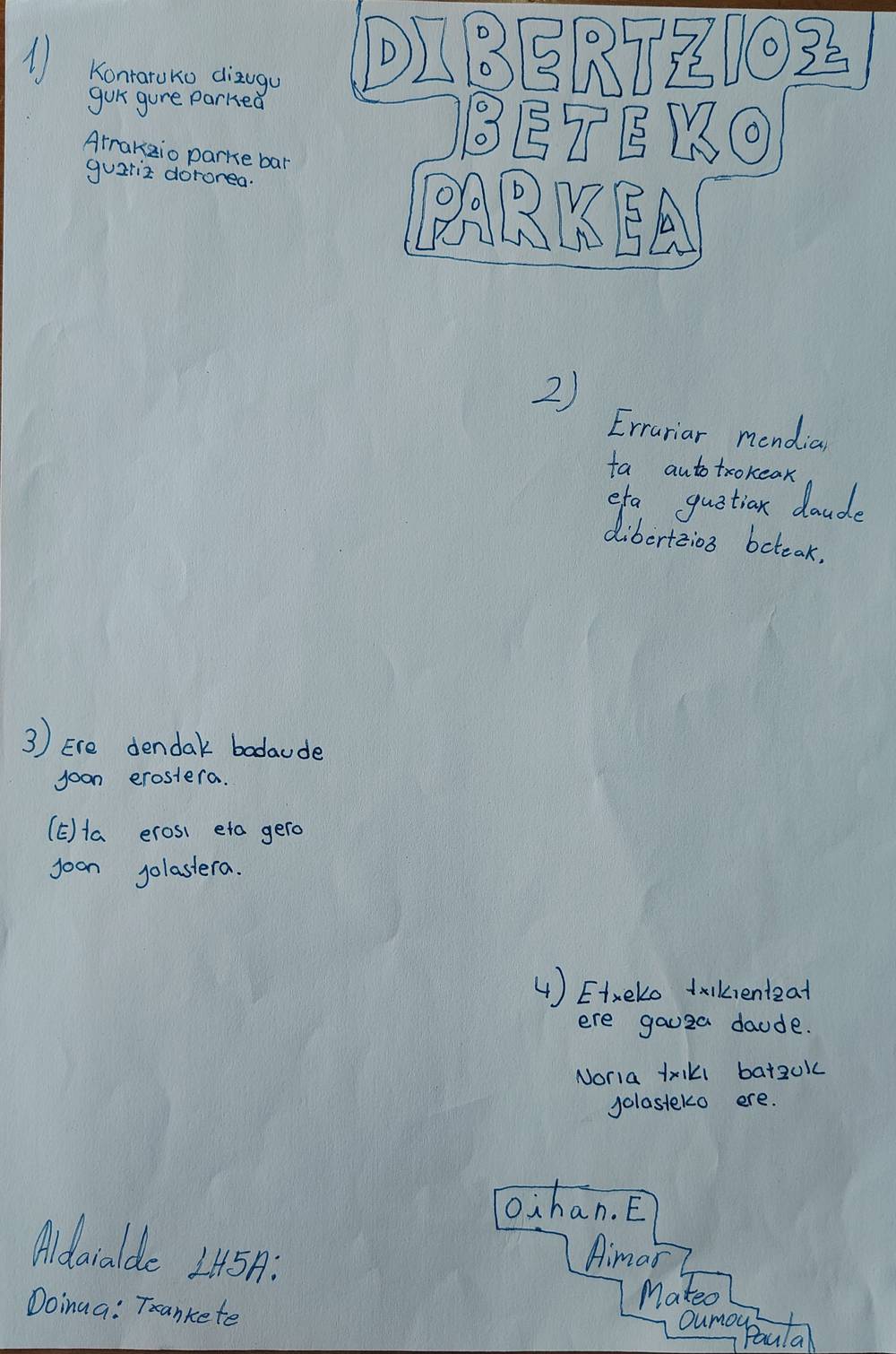 Gure bertso baten argazkia