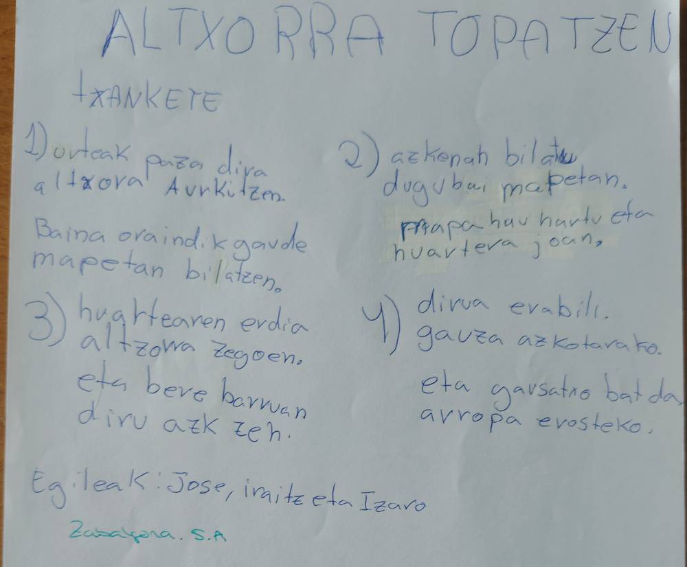 Gure bertso baten argazkia