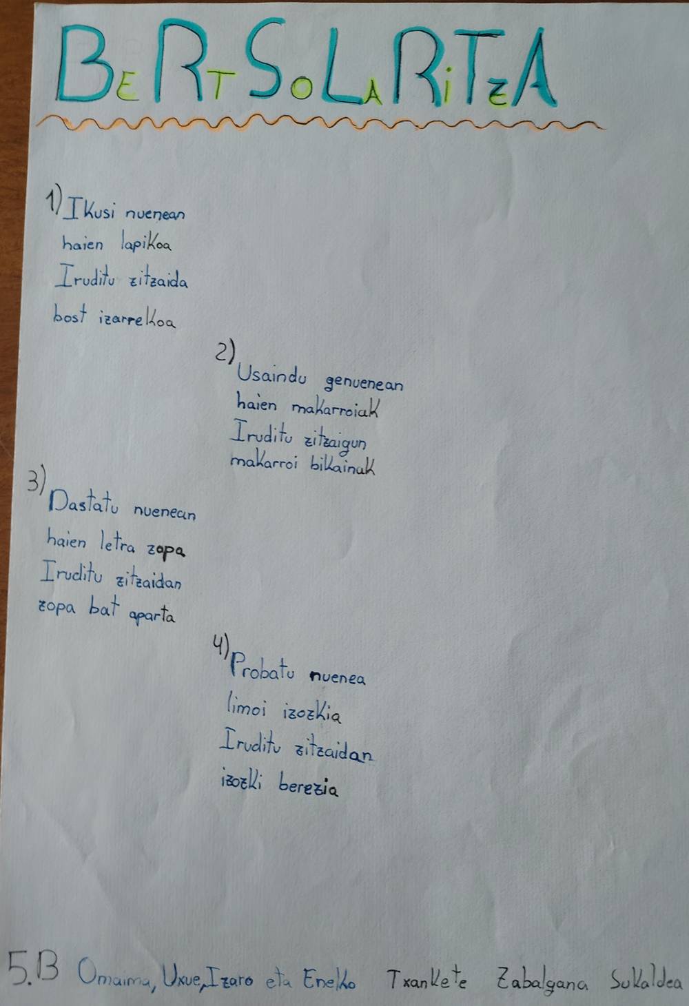 Gure bertso baten argazkia