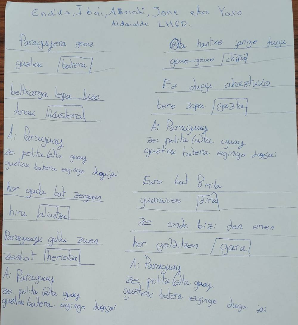Gure bertso baten argazkia